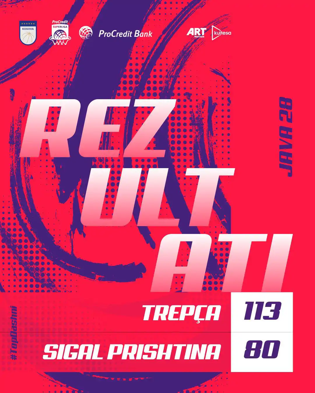 Trepça fiton bindshëm, por bardhekaltrit kualifikohen në “Play-off” 